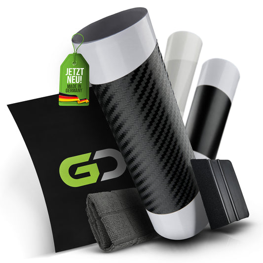 Ladekantenschutz BMW 2er F46 Gran Tourer 2014–2022 Carbon – Folienrolle mit Rakel und Mikrofasertuch