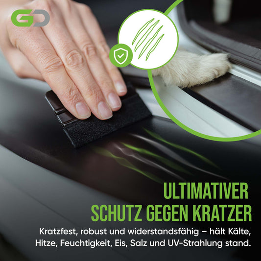 Ladekantenschutz VW Taigo ab 2021 Schwarz Matt – schützt den Lack vor Kratzern