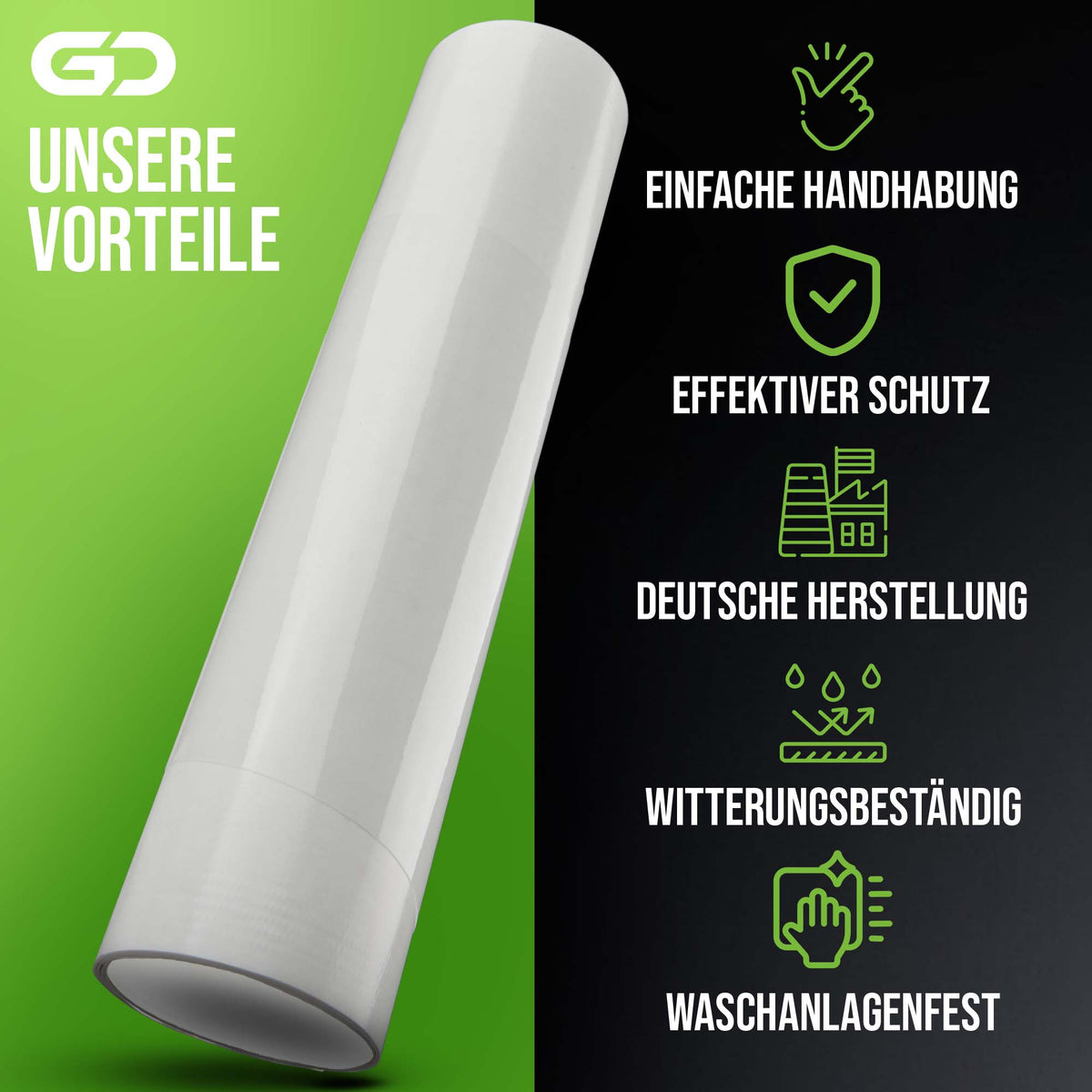 Ladekantenschutz BMW X1 F48 2015–2022 Transparent – Vorteile: einfache Handhabung, witterungsbeständig, waschanlagenfest