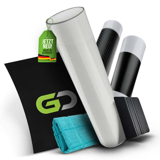 Ladekantenschutz BMW 4er G22 ab 2020 Cabrio Transparent – Folienrolle mit Rakel und Mikrofasertuch
