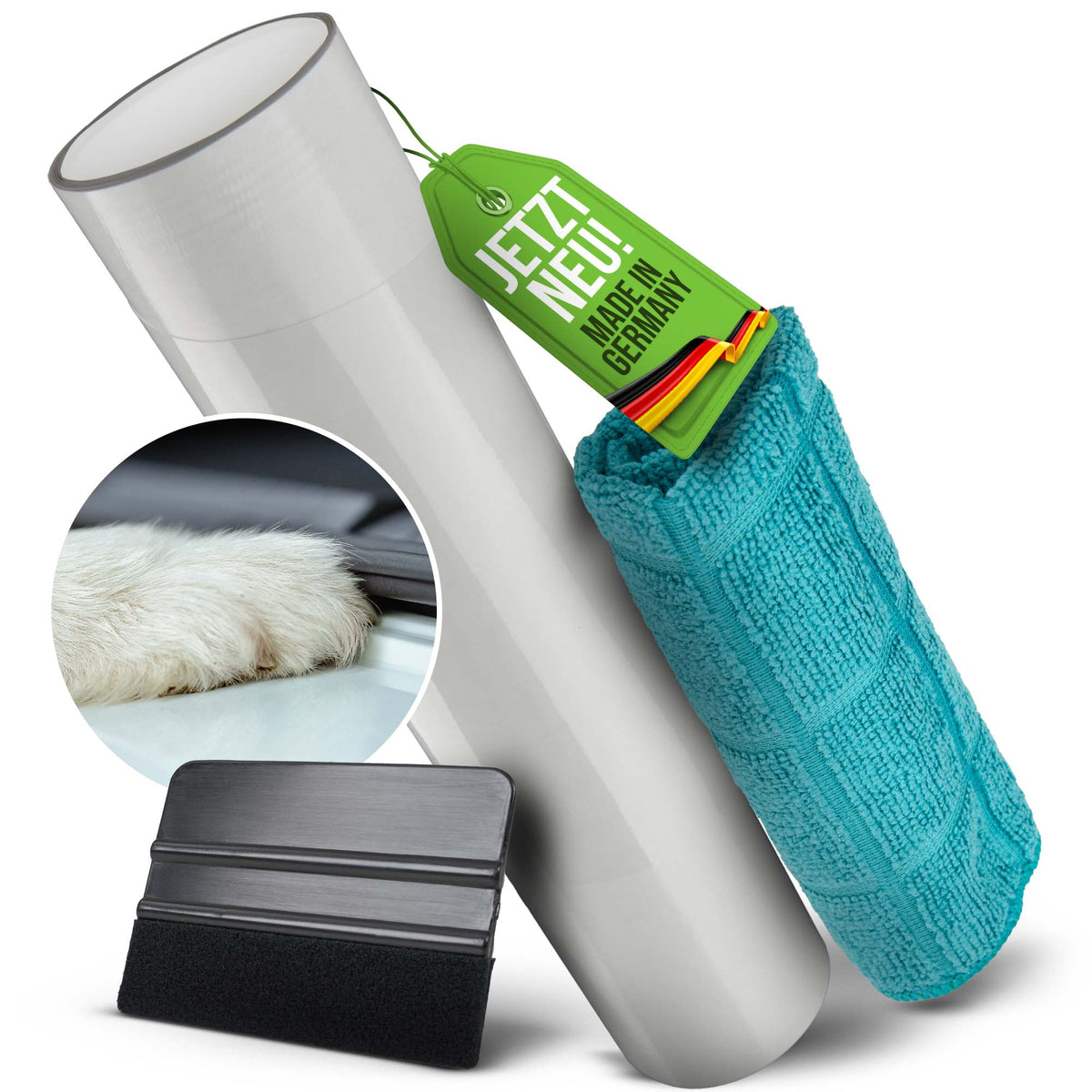 Ladekantenschutz Audi Q4 ab 2021 Sportback e-tron Transparent – schützt die Ladekante vor Kratzern durch Hundepfoten