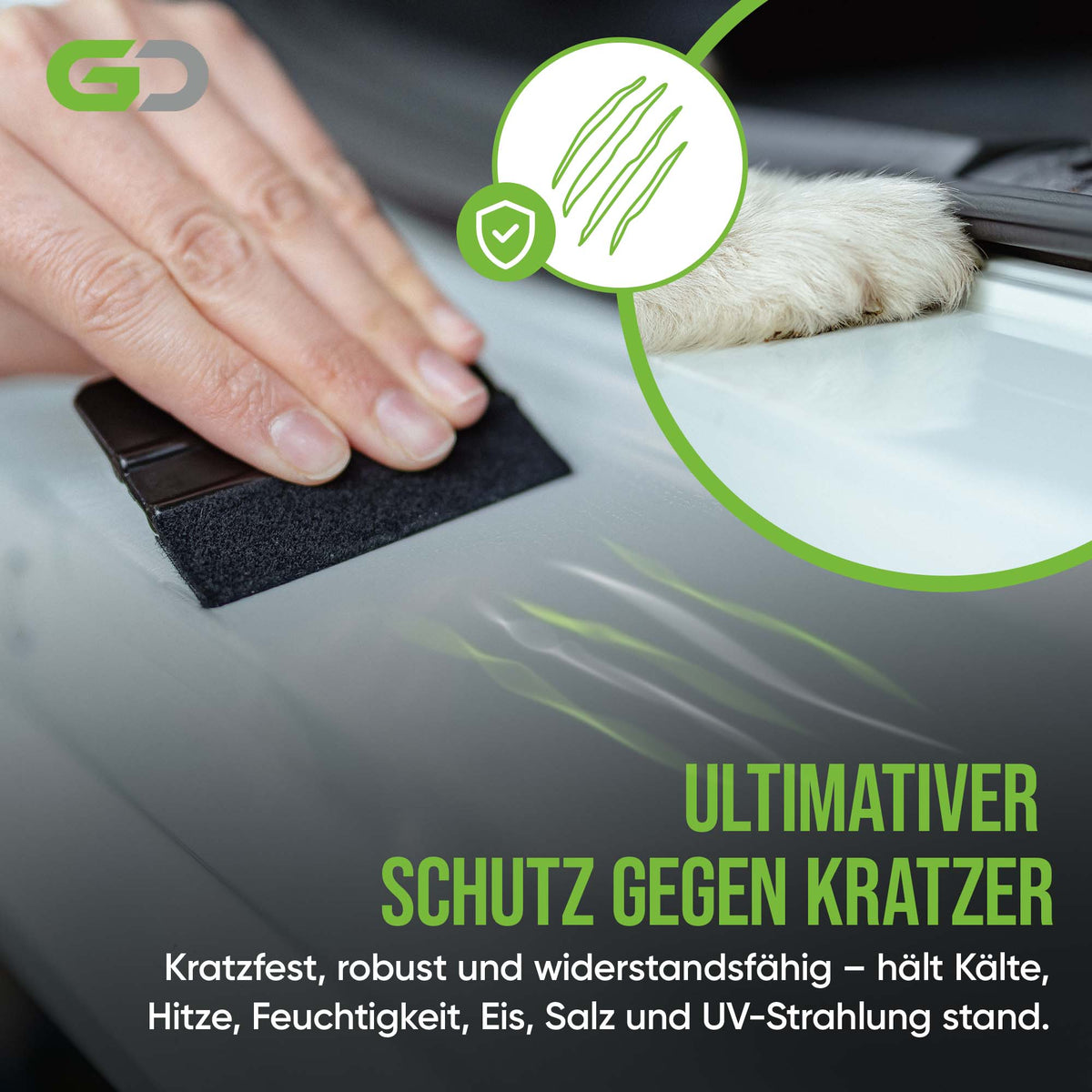 GD-Shield Ladekantenschutz – schützt den Lack vor Kratzern