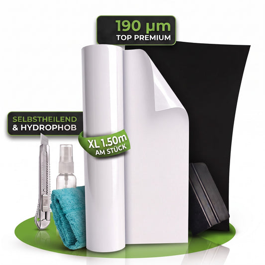 GD-Shield Lackschutzfolie 20cm x 1,50m Rolle Transparent TPU Selbstheilend Set
