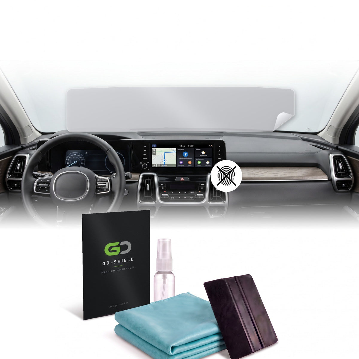 Displayschutzfolie Matt für Kia Sorento MQ4 Facelift ab 2024 Panorama Display