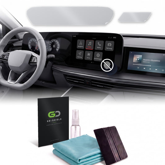 Displayschutzfolie Matt für Audi Q5 Sportback GU ab 2025 MMI + Beifahrerdisplay