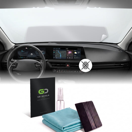 Displayschutzfolie Matt für Kia EV6 ab 2021 Panorama Display 12,3 Zoll Navi