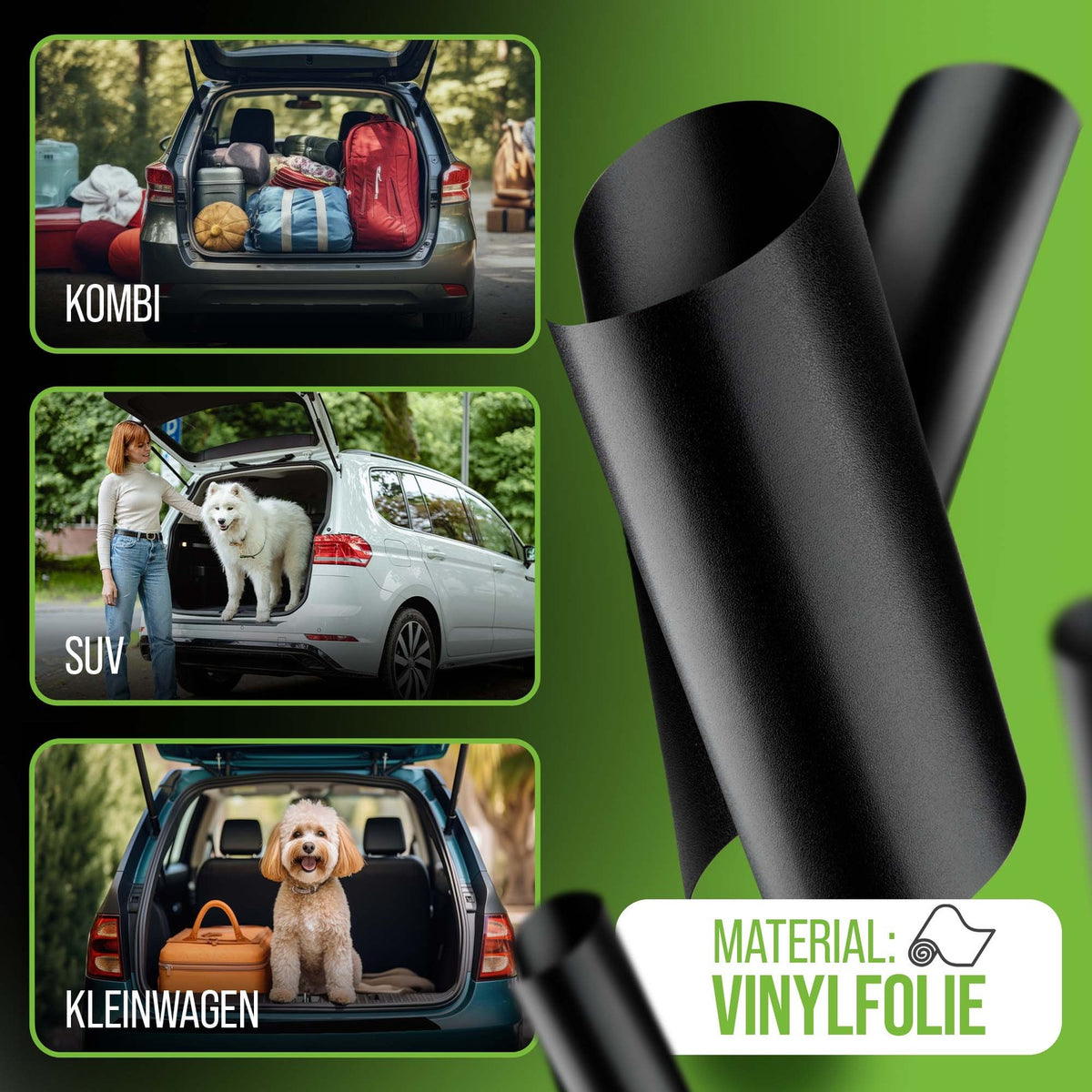 Ladekantenschutz passend für Citroën C5 Aircross ab 2018 Schwarz Matt Lackschutz