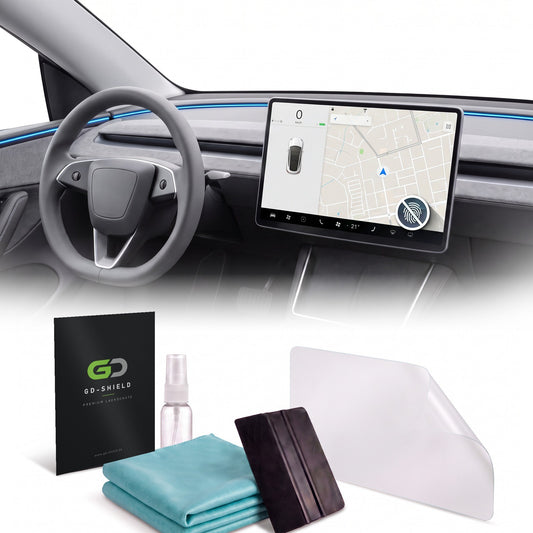 Displayschutzfolie Matt für Tesla Model Y Juniper ab 2025 16 Zoll Entspiegelt