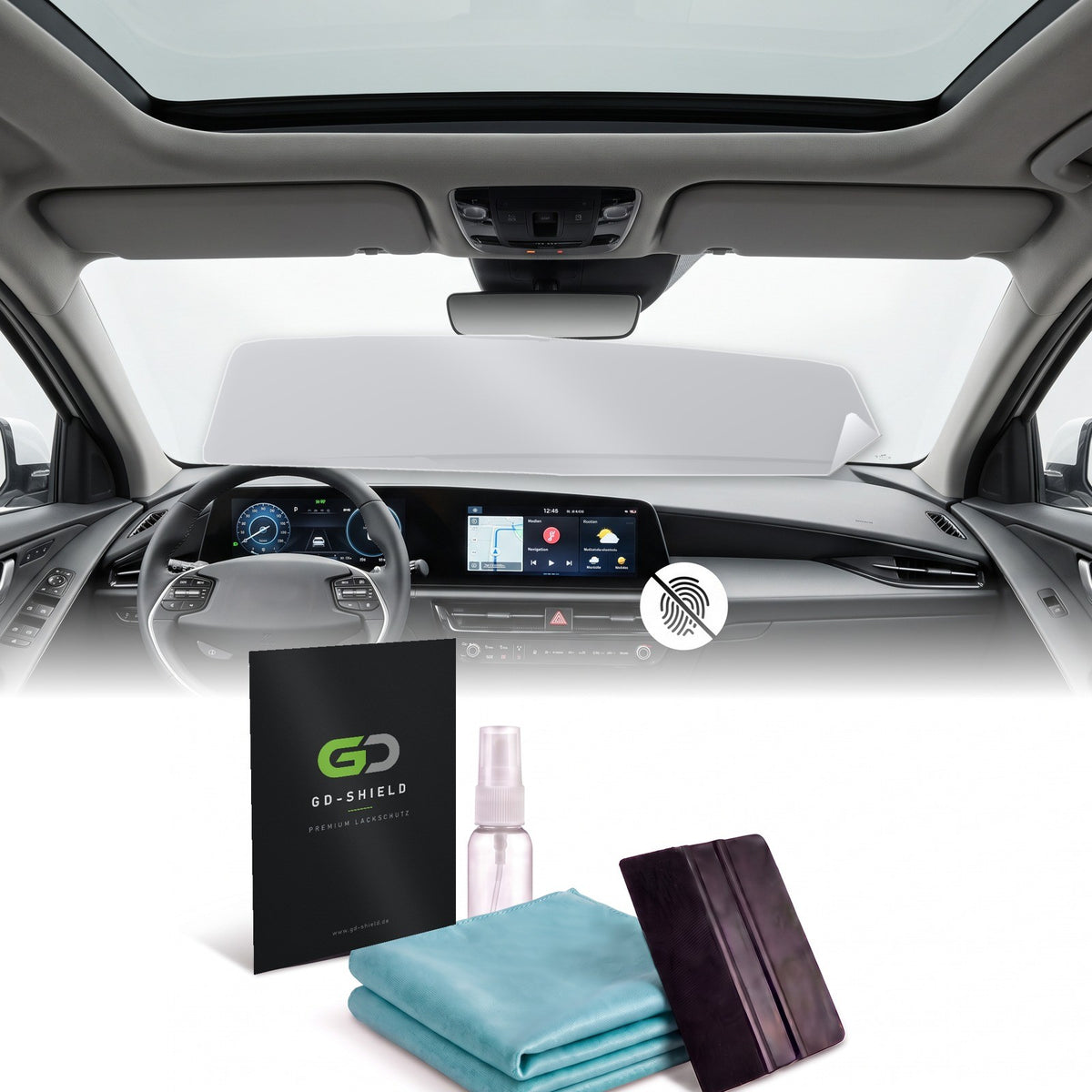 Displayschutzfolie Matt für Kia Niro SG2 ab 2022 Panorama Display 10,25 Zoll