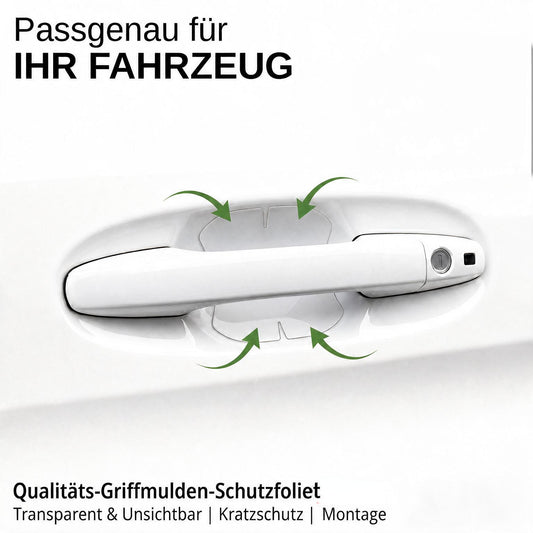 Türgriff Schutzfolie Set passgenau für BMW 2er F23 Cabrio 2014 - 2022