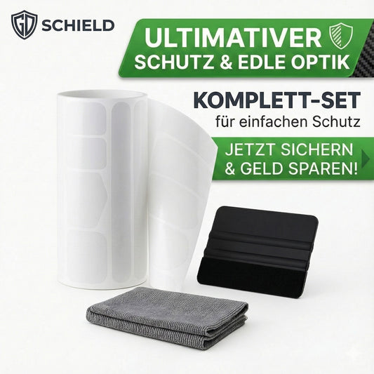 Fahrradrahmen Schutzfolie Set Transparent für MTB, E-Bike & Rennrad Kratzschutz