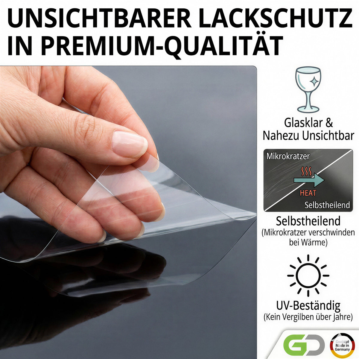 Türgriff Schutzfolie Set passgenau für Audi A3 IV 8Y Sportback ab 2020