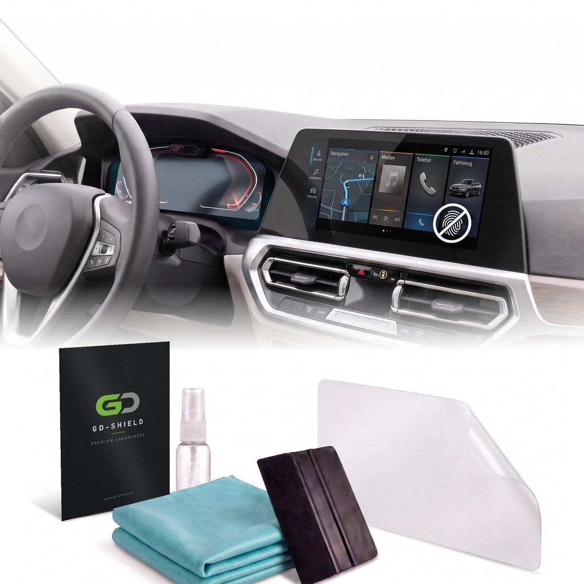 Displayschutzfolie Matt für BMW 3er G20 G21 2019-2022 10,25 Zoll Entspiegelt