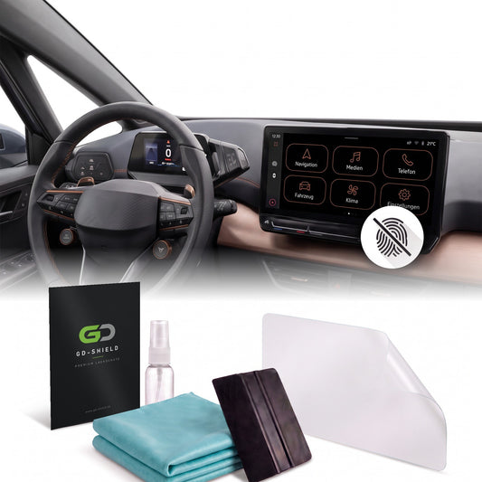 Displayschutzfolie Matt für Cupra Born ab 2021 12 Zoll Navi Anti-Fingerprint